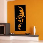 atatürk silüeti kadife sticker, atatürk silüeti sticker