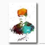 atatürk ankara kanvas tablo