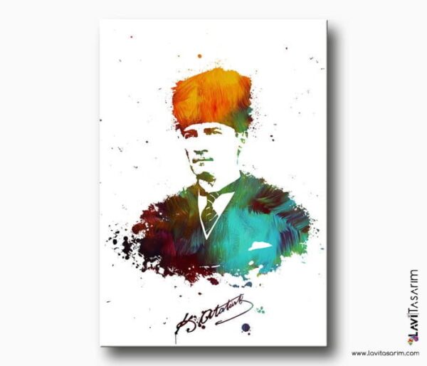 atatürk ankara kanvas tablo