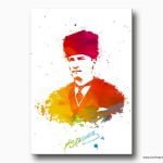 atatürk çanakkale kanvas tablo