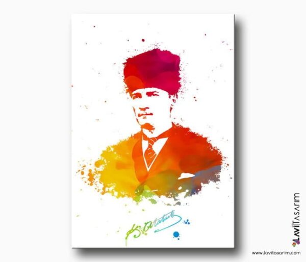 atatürk çanakkale kanvas tablo