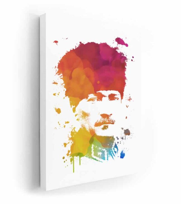 atatürk cephede kanvas tablo, atatürk tabloları, en güzel atatürk tabloları, atatürk poster