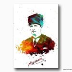 atatürk posteri kanvas tablo