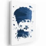 kalpaklı atatürk kanvas tablo, üniformalı atatürk tablosu, atatürk tabloları, atatürk posterleri