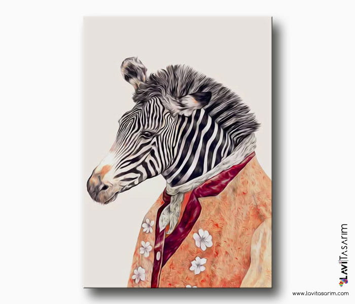 zebra kanvas tablo