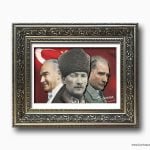 atatürk ve milli mücadele rölyef tablo , rölyef , lavi tasarım
