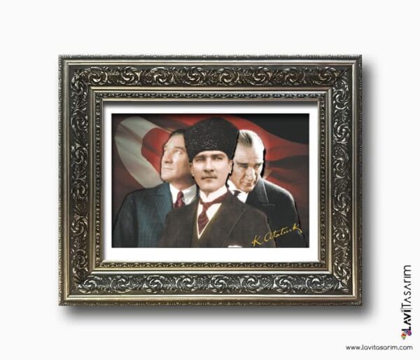 mustafa kemal atatürk rölyef tablo , rölyef , lavi tasarım
