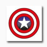 kaptan amerika kalkanı , captain america tablo , lavi tasarim , balçova kanvas tablo
