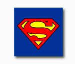 superman kanvas tablo , çelik adam tablo , süpermen tablo , lavi tasarım