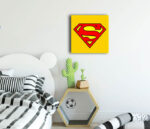 superman kanvas tablo , çelik adam tablo , süpermen tablo , lavi tasarim , izmir kanvas tablo