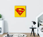 superman kanvas tablo , çelik adam tablo , süpermen tablo , lavi tasarim , izmir kanvas tablo