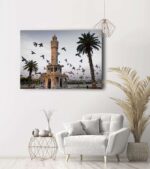 izmir saat kulesi kanvas tablo , güzelyalı kanvas tablo , konak kanvas tablo , lavi tasarım, izmir kanvas tablo baskı