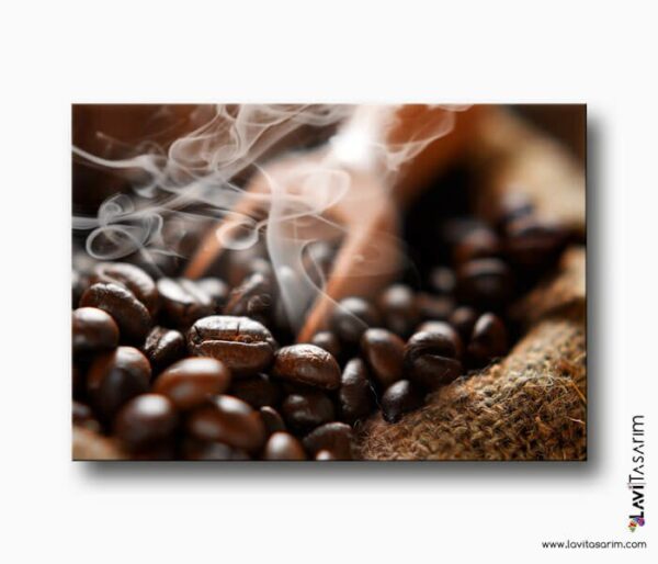 kahve cekirdegi kanvas tablo , kafe tabloları , cafe tabloları , coffee kanvas tablo , lavi tasarım , kahve temalı tablolar