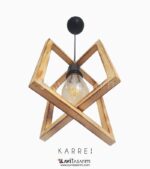 rustik avize tekli karre lavi tasarım, aydınlatma dekorasyon, rustik avize modelleri, lighting , wood rustic chandelier lavi tasarim izmir