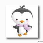 Bebek Odası Duvar Tabloları Penguen