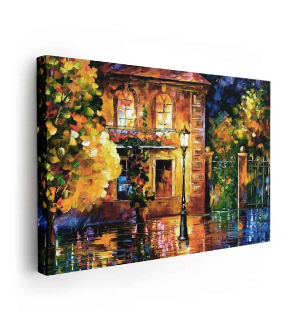 Beklentiler Gecesi Leonid Afremov Kanvas Tablo, polatlı kanvas tablo,