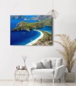 Muğla Fethiye Ölüdeniz Kanvas Tablo - Görsel 3
