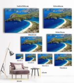 Muğla Fethiye Ölüdeniz Kanvas Tablo - Görsel 5