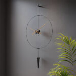 a clock on a wall