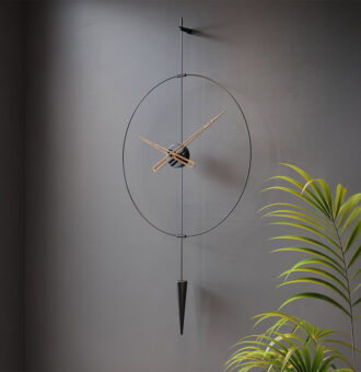a clock on a wall