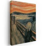 Çığlık Kanvas Tablo - The Scream Edvard Munch Tablosu