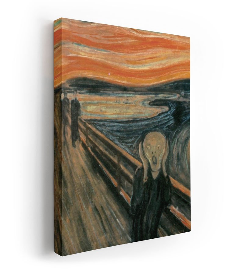 Çığlık Kanvas Tablo - The Scream Edvard Munch Tablosu