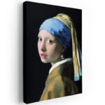 İnci Küpeli Kız Kanvas Tablo - Girl With A Pearl Earring Tablosu