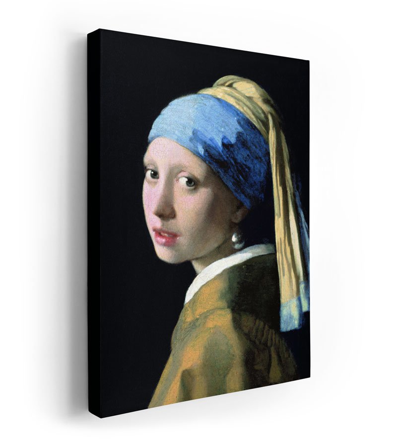 İnci Küpeli Kız Kanvas Tablo - Girl With A Pearl Earring Tablosu