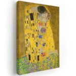 Öpücük Kanvas Tablo - The Kiss Gustav Klimt Tablosu