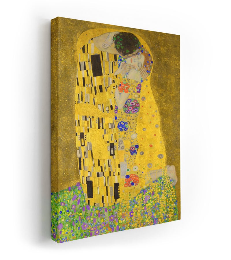 Öpücük Kanvas Tablo - The Kiss Gustav Klimt Tablosu