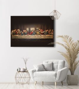 Son Akşam Yemeği Kanvas Tablo - The Last Supper Tablosu