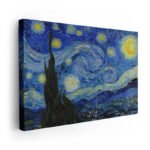 Yıldızlı Gece Kanvas Tablo - The Starry Night Vincent Van Gogh
