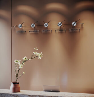 Dünya saatleri duvar saati ve world clock modeli Dritto 05 ile duvar saatinizi indirimli ve taksitle Lavi Tasarım 'dan satın alın!