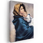 Sokakların Madonnası Kanvas Tablo -The Madonna of the Streets Roberto Ferruzzi- yüksek çözünürlük ile kanvas tablo satın almak için en iyi adres online ev dekorasyon ürünleri mağazası Lavi Tasarım da