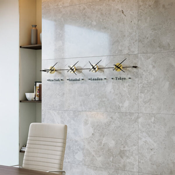 Dünya duvar saati ve world wall clock modeli Dritto 04 ile duvar saatinizi indirimli ve taksitle Lavi Tasarım 'dan satın alın!