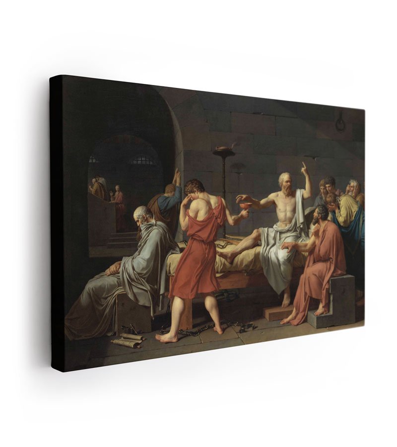 Sokrates'in Ölümü Kanvas Tablo (Jacques-Louis David) yüksek çözünürlük ile üretilmektedir. İzmir İstanbul Kanvas tablo için en iyi adres: Lavi Tasarım