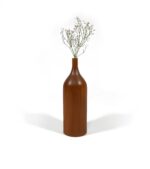 Dekoratif salon aksesuarları ile sıcak bir atmosfer yaratın, Woodenheim Aspendos ahşap vazo taksitle ve ücretsiz kargo ile Lavi Tasarım’da!