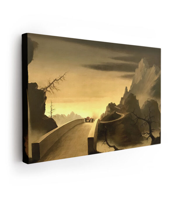 Mountain Landscape with Automobile Franz Sedlacek Kanvas Tablo yüksek çözünürlük, kalite, ücretsiz kargo ve kampanyalı olarak Lavi Tasarım 'da!