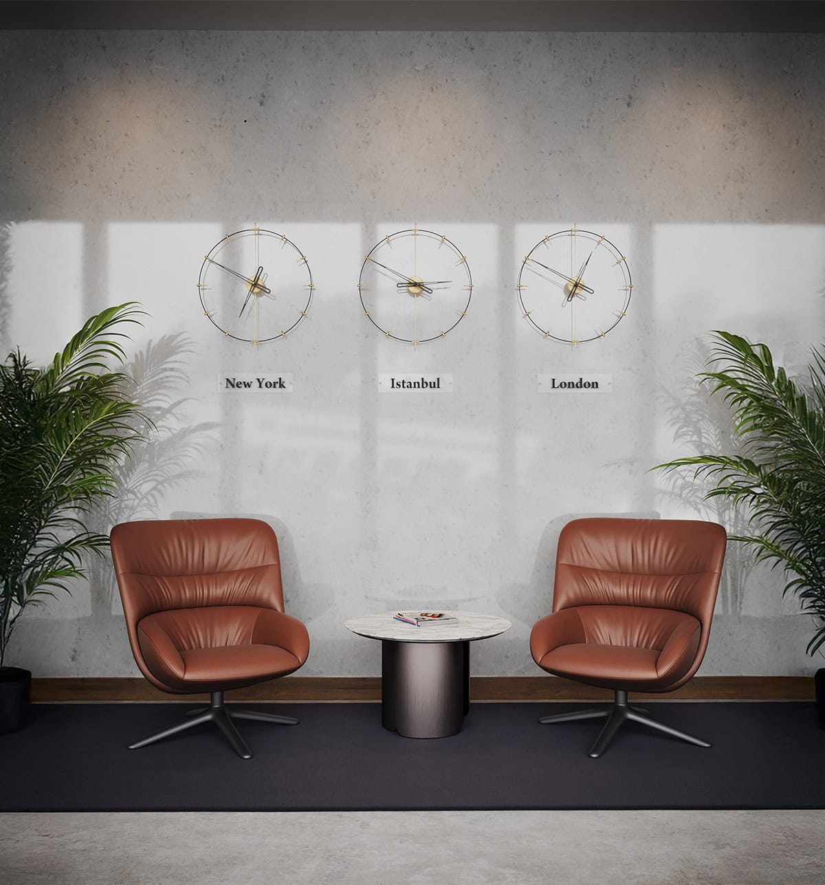 Ofis dünya saati Dritto Stilo Point 3 world wall clock modeli ile dünya duvar saatinizi indirimli ve taksitle Lavi Tasarım 'dan satın alın!