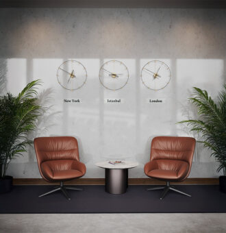 Ofis dünya saati Dritto Stilo Point 3 world wall clock modeli ile dünya duvar saatinizi indirimli ve taksitle Lavi Tasarım 'dan satın alın!